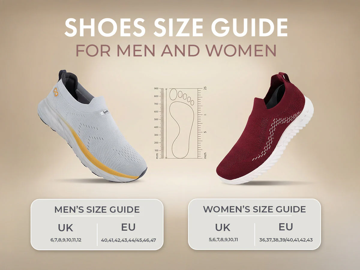 Women And Men, Here’s Your Authoritative Guide To Convert Shoe Size